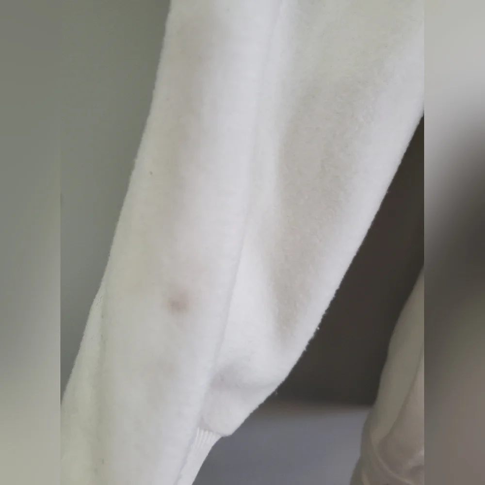 rd style white and black fleece 1/4 zip. Womens xs. EUC. Small spot see photos - Picture 4 of 9